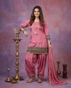 K 1328 By Naisha Roman Glass Gota Patti Farshi Salwar Kameez 